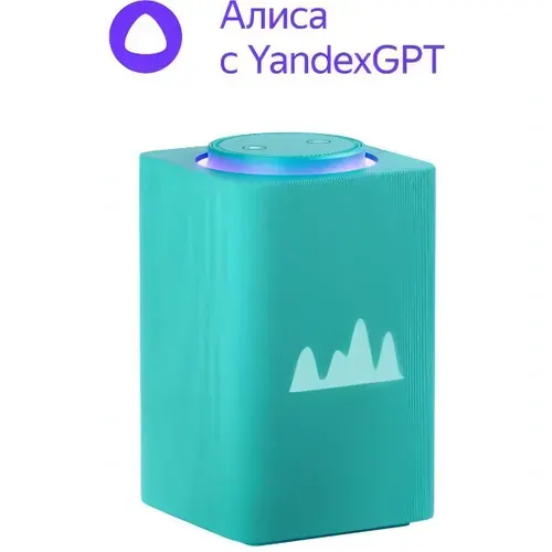 Умная колонка Яндекс Станция Макс с Zigbee бирюзовая