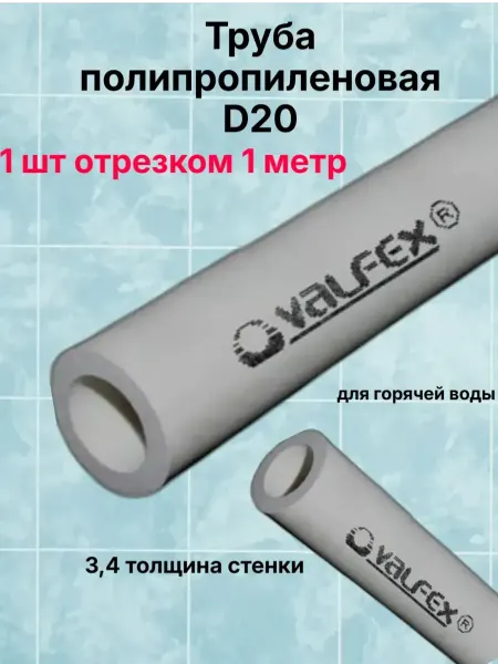Машины посудомоечные-Труба d20 полипропилен PN20-1м