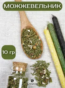 Можжевельник сушеные ветки и хвоя 10 гр - сухоцветы для свечей, творчества и ритуалов