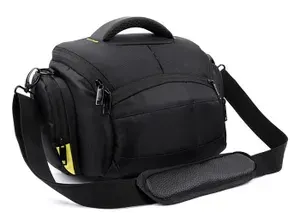 Чехол-сумка MyPads TC-1233 для фотоаппарата Nikon D3000/ D300S/ D3100 из качественной износостойкой влагозащитной ткани черный