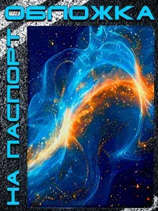 Обложка на паспорт абстракция