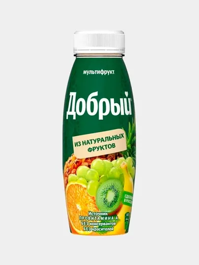 Нектар Добрый Мультифрут, обогащенный провитамином А, 300 мл