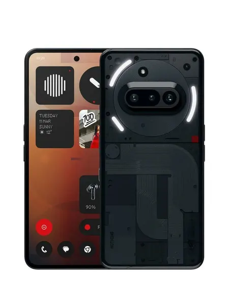 Смартфон Nothing Phone 3A 12/256 Black, Dual nano SIM, черный,