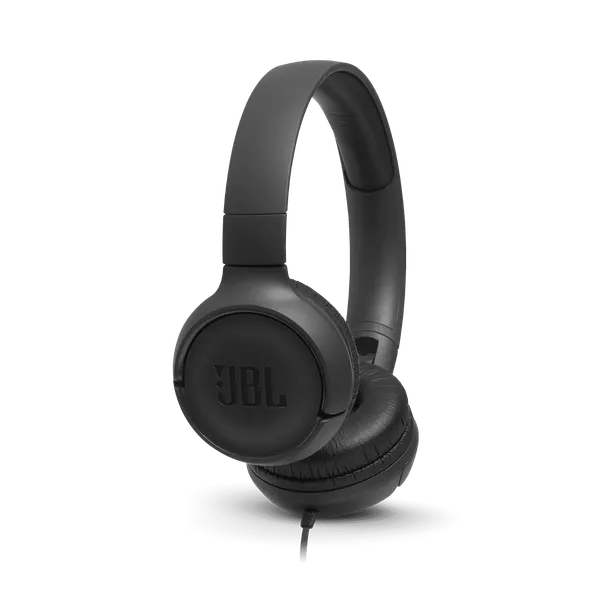 Наушники JBL Tune 500, накладные, проводные, черный (JBLT500BLK)