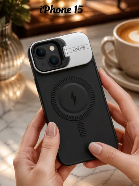 Чехол на iPhone 15 с подставкой MagSafe FuturaCase