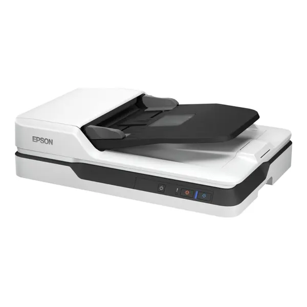 Сканер Epson WorkForce DS-1630 планшетный, A4, CIS, 600x600 dpi, 25 стр/мин, бело-черный