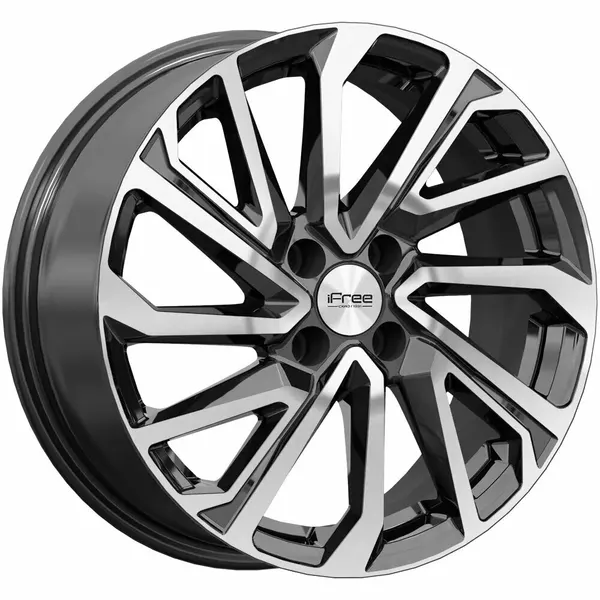 Диск автомобильный iFree Original Неом 6,5x16 4x100 ET37 56,6 Алмаз черный