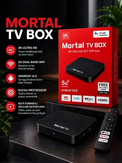 Smart TV Box — приставка для Android TV, YouTube и онлайн-фильмов - Плееры и техника для проигрывания