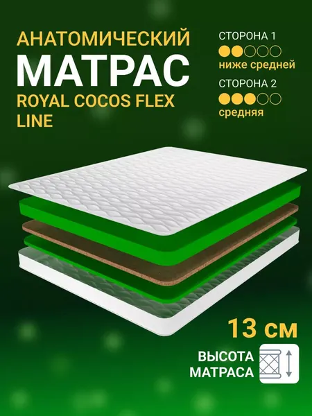 Матрас 13 см ортопедический матрас 160х190, беспружинный Матрас 13 см ортопедический матрас