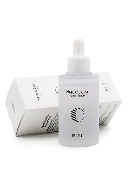 Jigott Сыворотка для лица с экстрактом центеллы азиатской Natural Cica Perfect Serum, 50 мл