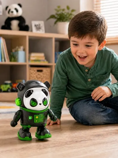 Робот игрушка GEAR Mecha Dancing Panda TA-3 с музыкой, светом и движением