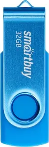 SmartBuy Twist 32 ГБ USB-флеш-накопитель, USB 2.0, USB Type-A, SB032GB2TWB, синий бархат