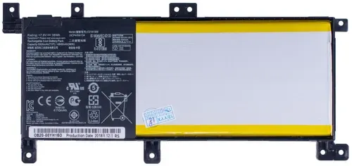 ASUS Аккумулятор для ноутбука ASUS 4865 мАч, (C21N1509, C21PQ9H, 0B200-01750000)
