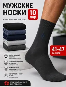 Носки FLORO PLENO мужские, 10 пар