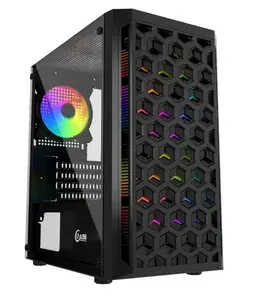 THE GHOST Системный блок Компьютер Игровой ПК (Intel Core i3-14100F, RAM 32 ГБ, SSD 1000 ГБ, NVIDIA GeForce RTX 4060 (8 Гб), Windows 11 Pro), 115339, черный