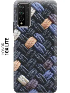 Силиконовый чехол на Honor 10x Lite / Хонор 10Х Лайт с принтом "Сплетение"