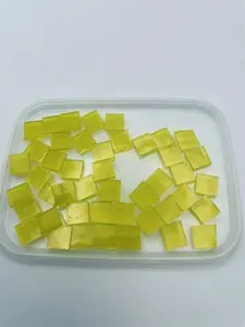 Мозаика из стекла Ванда СОЕ96 2271, желтый, 3 мм, 10х10 мм, 50 шт