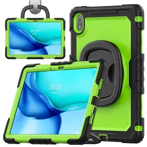 Чехол для Huawei Matepad SE 11" 2024 Smart-Silicone-G противоударный зеленый / черный