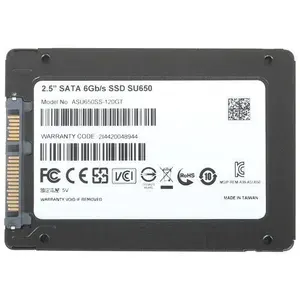 ADATA 120 ГБ Внутренний SSD-диск SU650, 2.5", SATA (ASU650SS-120GT-R)
