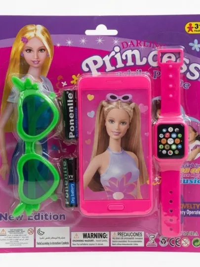 Игрушка Набор красоты Darling Princess, телефон и часы для девочек