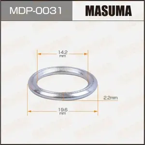 MDP-0031 Шайба (прокладка) для болта маслосливного MASUMA VAG 14.2*19.6*2