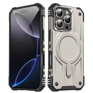 Чехол для iPhone 16 Pro Max Starship Gold с поддержкой MagSafe