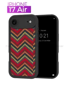 Чехол на iPhone 17 Air / Айфон 17 Аир с принтом, Вязаный узор