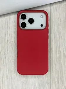 Кожаный чехол MagSafe для iPhone 17 Pro / Leather Case with MagSafe для Айфон 17 Про, RED / КРАСНЫЙ