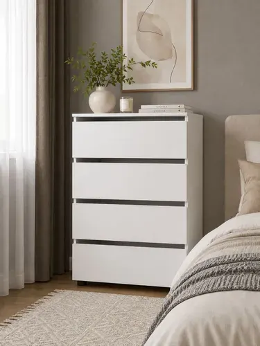 Комод с ящиками 60,1х36х90,7 см, белый