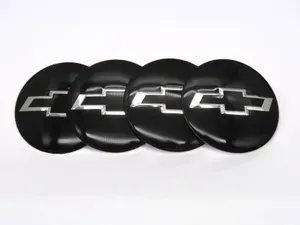 Наклейки на диски Chevrolet black модель 2 56 мм