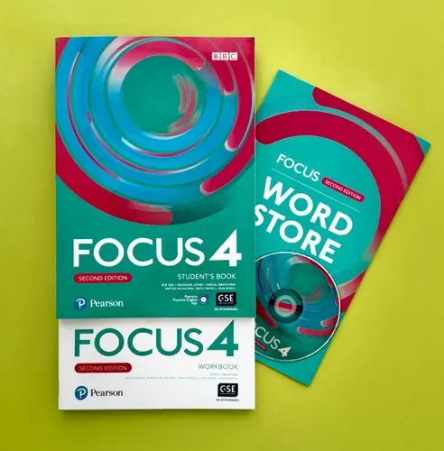 Учебник Focus 4 (2st edition) Student's Book and Workbook, комплект с Word Store и CD