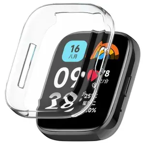 Силиконовая накладка Full cover для Redmi Watch 3 Lite / 3 Active
