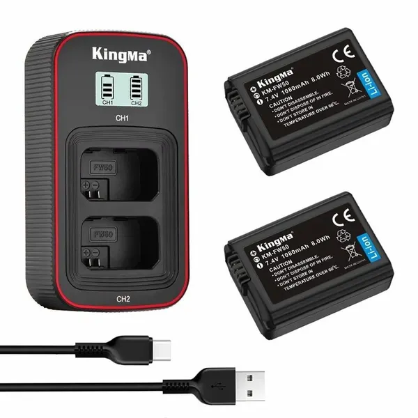 Аккумулятор SONY NP-FW50 + зарядное устройство Digital DC-K5