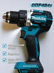 Makita Дрель-шуруповерт аккумуляторная LXT, без акк, DDF484Z