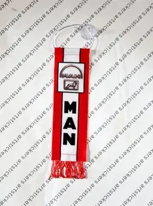 Вымпел MAN, двусторонний на присоске, ткань, аксессуар для авто, 5.5х20см