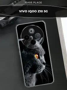 Чехол на IQOO Z10 5G кот