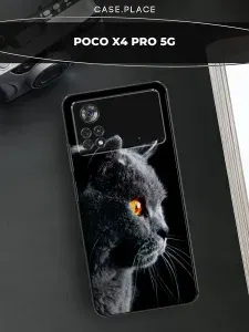 Чехол на Поко X4 Pro 5G кот
