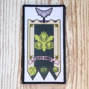 Шеврон, нашивка, тактический шеврон на липучке, патч нашивка, "Death Guard"