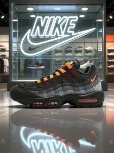 Кроссовки кроссовки Air Max 95 Black Hyper Crimson