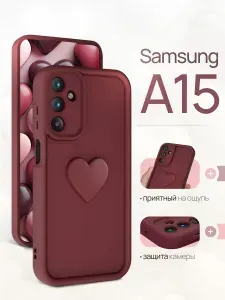 Сердечко чехол на Samsung A15 Самсунг А15