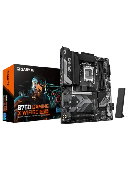 Материнская плата Gigabyte B760 GAMING X WIFI6E GEN5, LGA1700, Intel B760, ATX, RTL (B760 GAMING X WIFI6E GEN5)