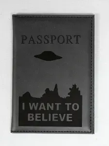 Обложка для паспорта "I want to believe"