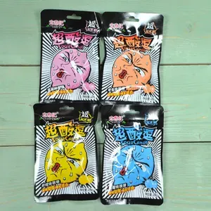 Супер кислые леденцы Sour Candy / Китайские конфеты фруктовый микс из Азии 4шт / кислятина-сладость