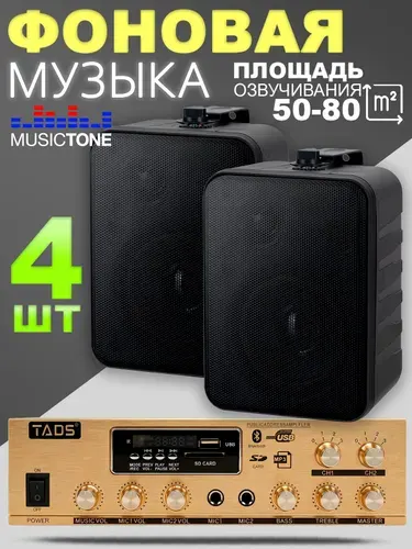 Акустика для кафе MusicTone MT02B