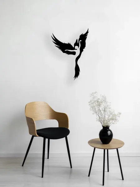 Light Decor Shop Девушка и птица панно, декор