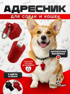 Адресник для собак и кошек Болт