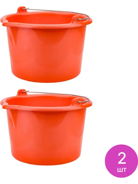 Decor Ведро малярное Декор PROFI круглое, пластиковое, 12л, 2 шт