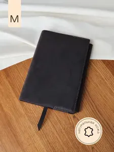 Обложка на книгу и ежедневник натуральная кожа M шоколад