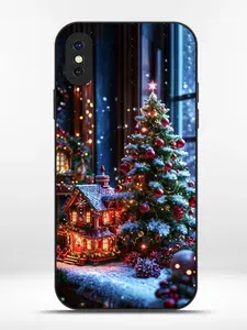 Новогодний чехол для телефона iphone x