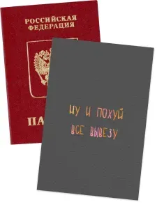 Обложка на паспорт цитатами